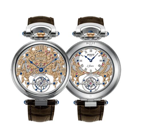 Replica Bovet Watch Amadeo Fleurier Grand Complications 7-day Skeleton Tourbillon AIFSQ024